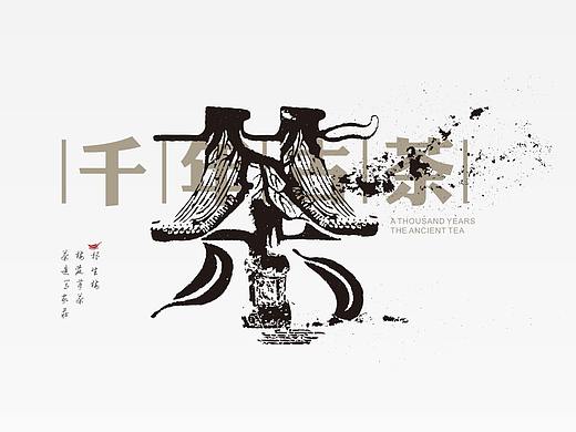 千年古茶品牌包装  logo设计