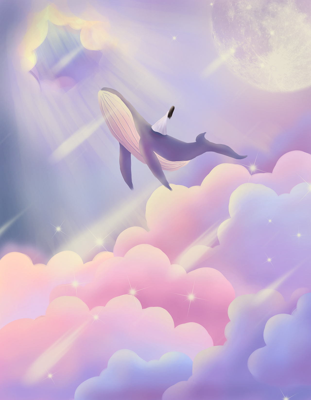 治愈系鲸鱼系列插画（图ZMjg4NjE2MjAw） - 创作习作 - 站酷设计师静韵Jw原创素材 - 站酷ZCOOL