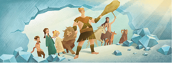 《纳尼亚传奇》——百词斩阅读计划 罗雨舒插画