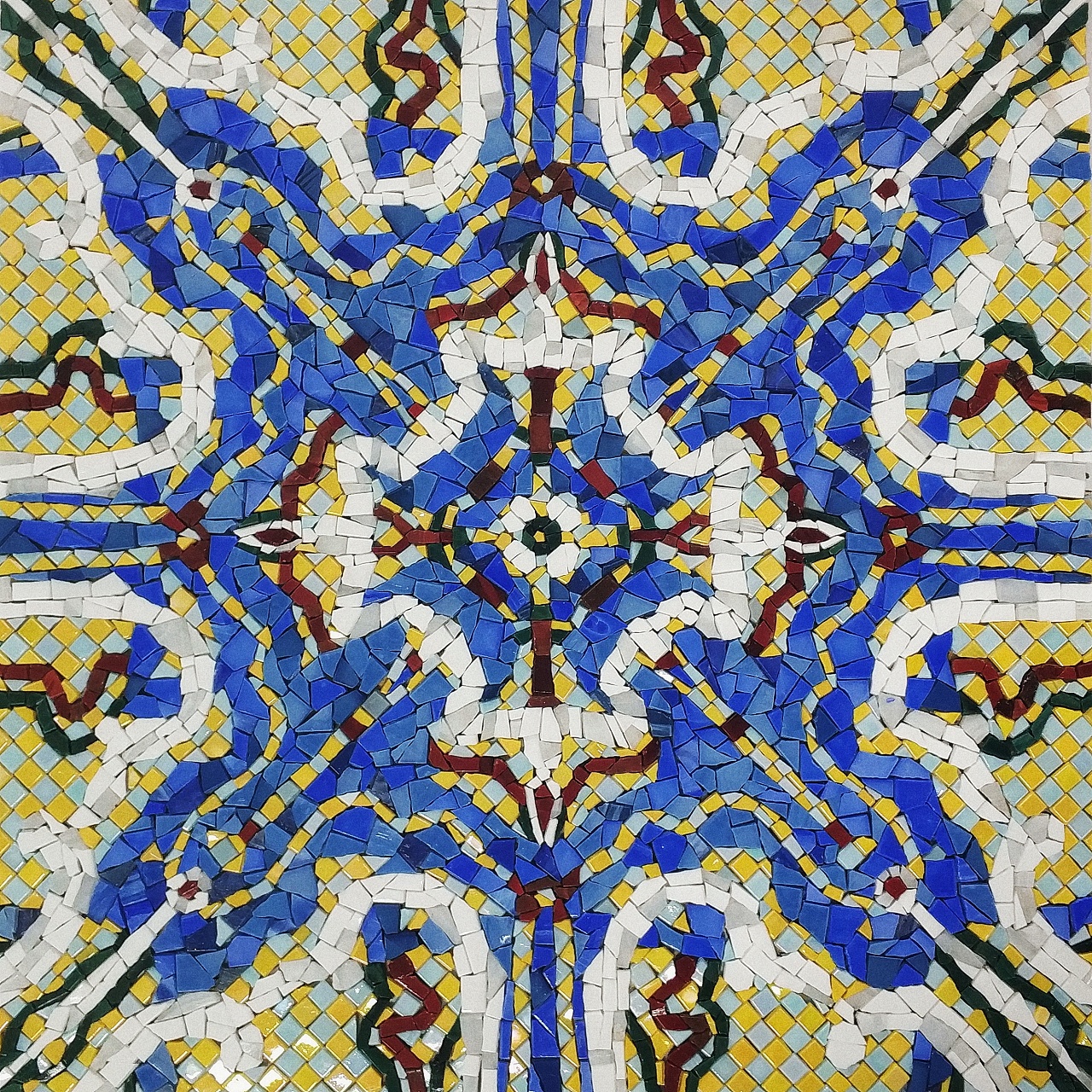 玻璃马赛克镶嵌纹样设计