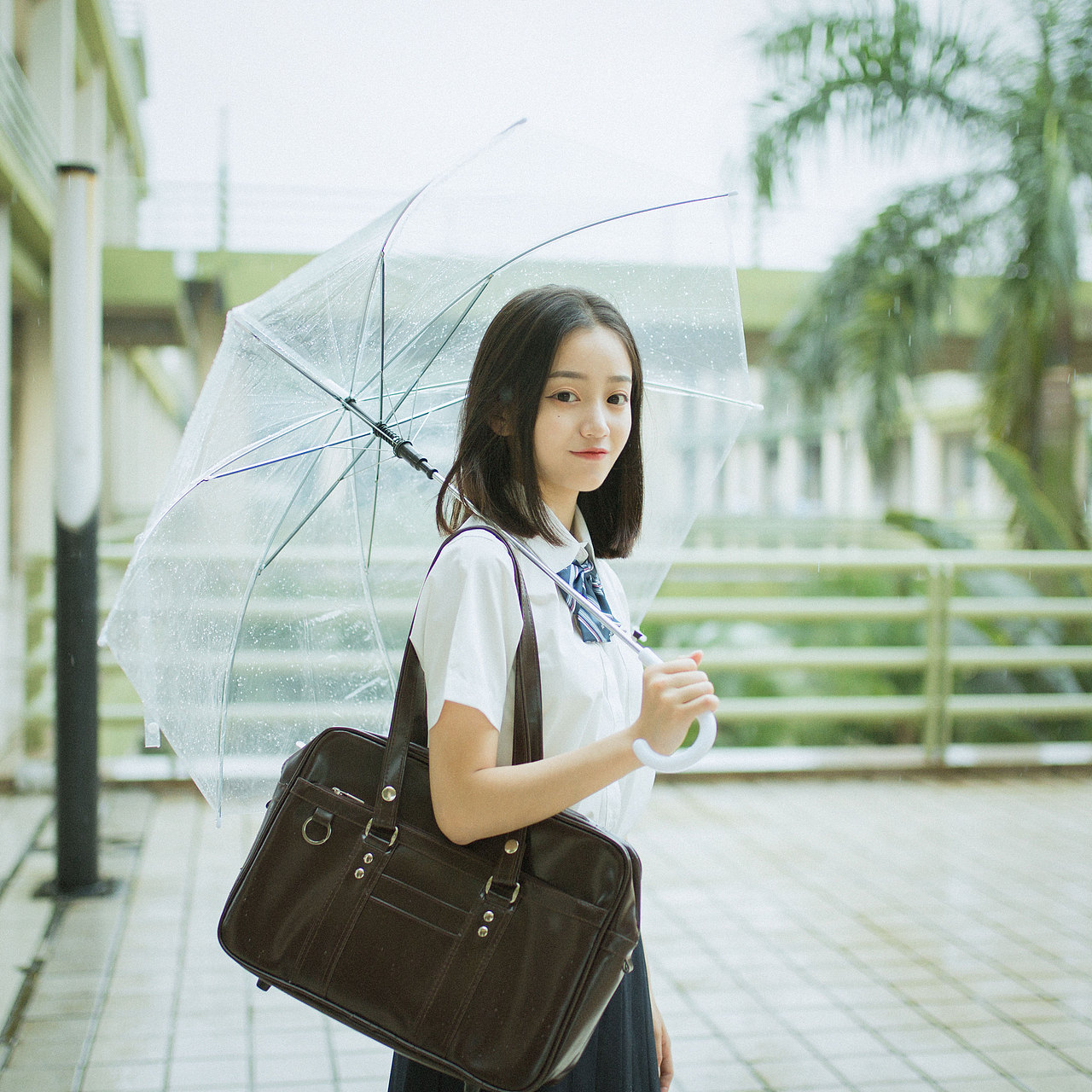 雨のJK（图ZNzkyODM3MjQ=） - 人像摄影 - 站酷设计师IMO_木易原创素材 - 站酷ZCOOL