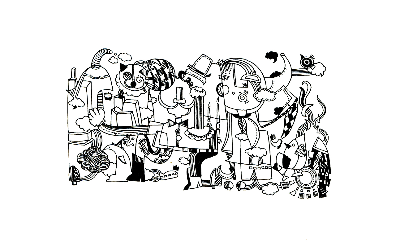 线条白日梦（图ZNDA4NTQ4MDA=） - 创作习作 - 站酷设计师冷暖儿unclezoo原创素材 - 站酷ZCOOL