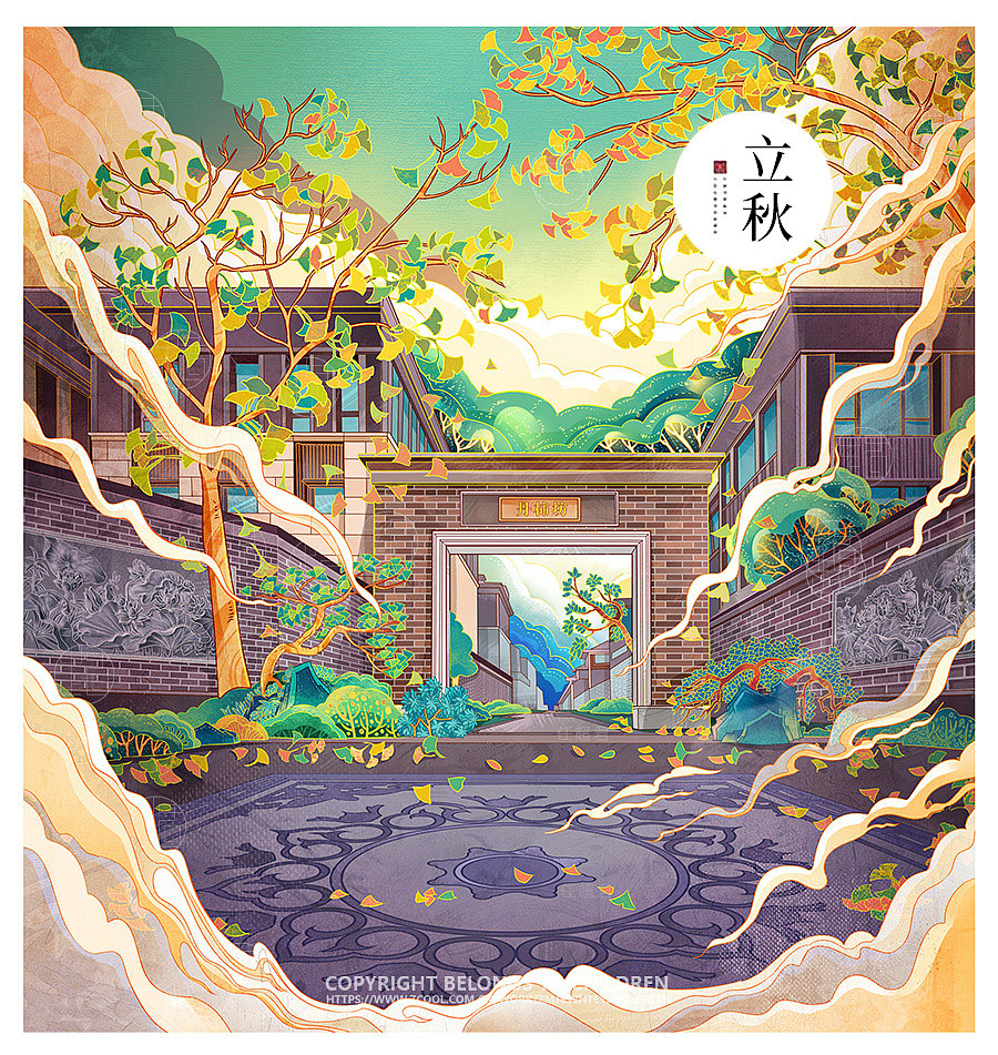 24节气+节日图泰禾（图ZMjM5MTYzMjAw） - 商业插画 - 站酷设计师C君_Children原创素材 - 站酷ZCOOL