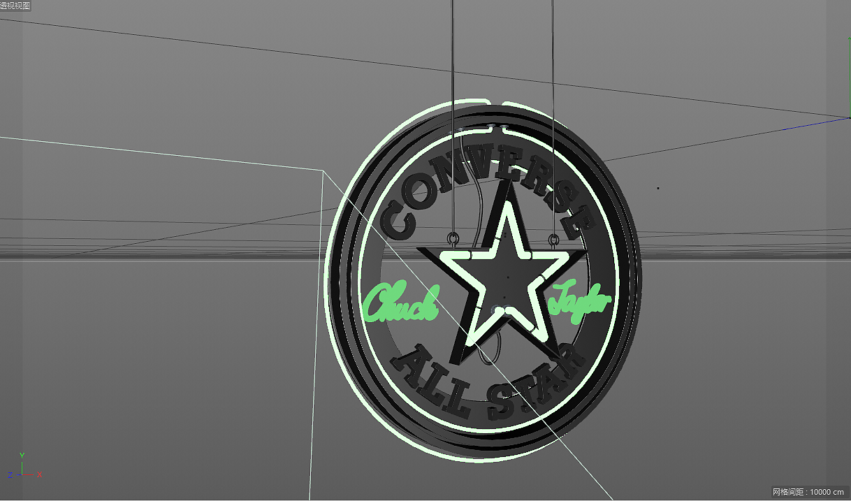 霓虹灯CONVERSE-C4D（图ZNjIyMDE5NDg=） - 图案 - 站酷设计师正在设计室原创素材 - 站酷ZCOOL