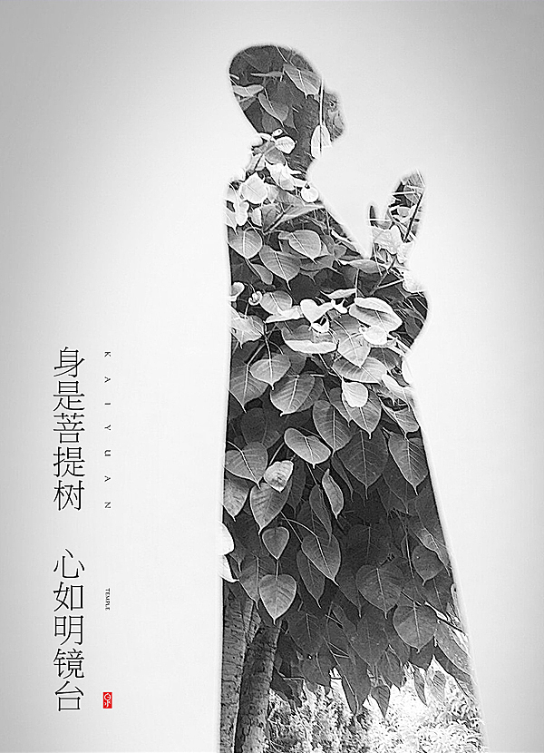 释义: br>弟子就如同是菩提树, br>(释迦牟尼佛当年在菩提树下觉悟) 