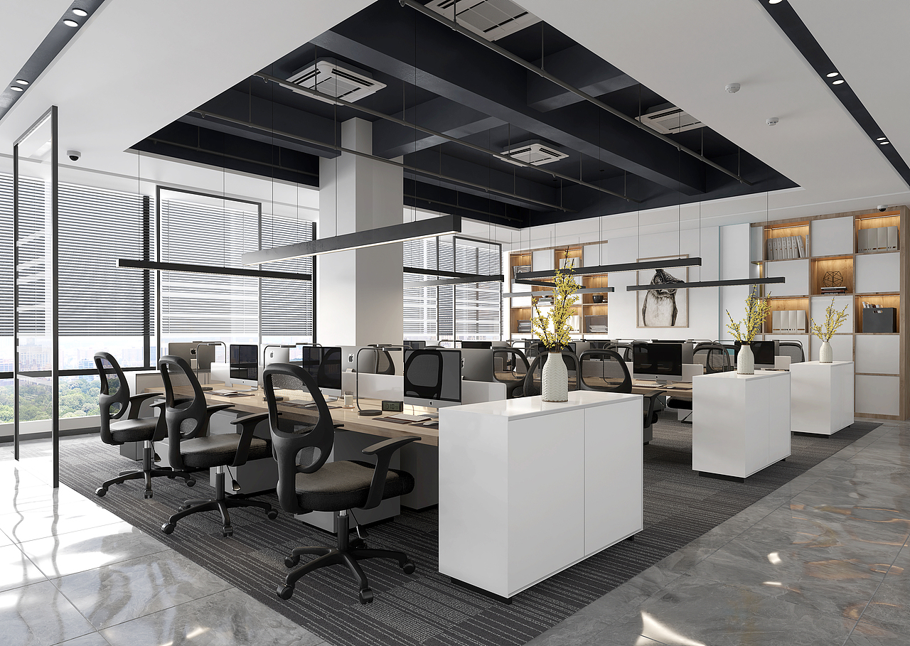 办公椅建模渲染