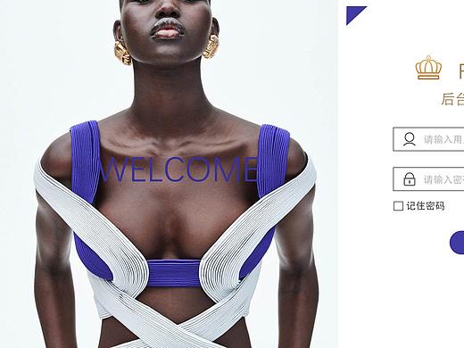 时装网页概念稿设计