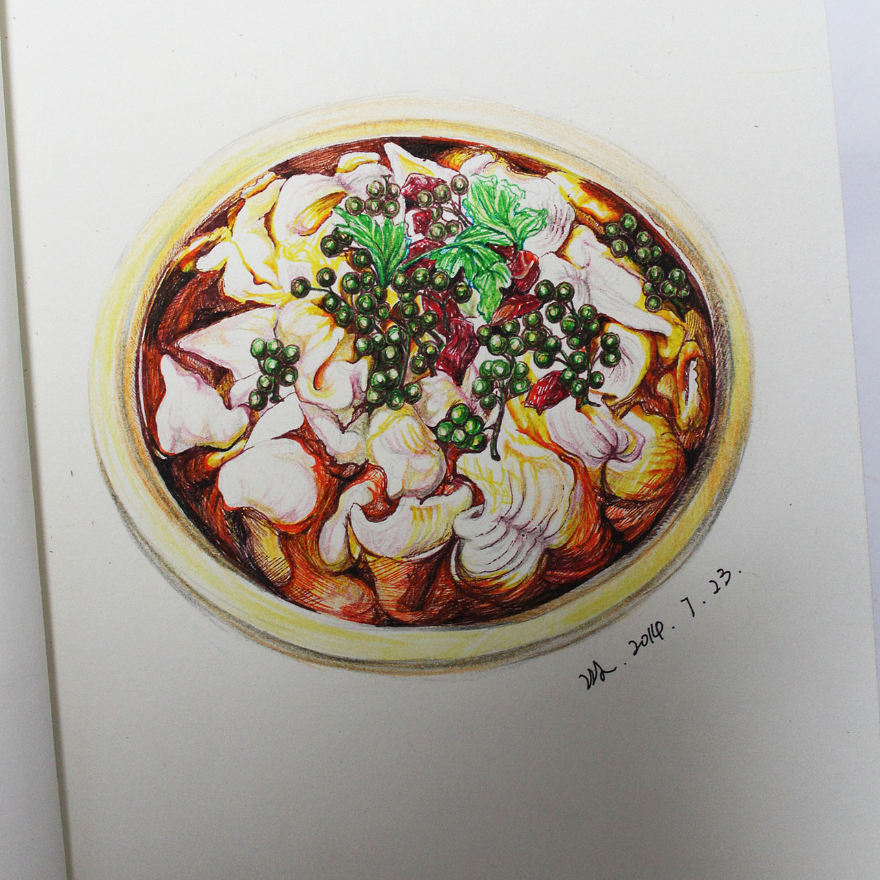 食验室#水煮鱼片|插画|创作习作|小伦子lune_原创作品-站酷zcool