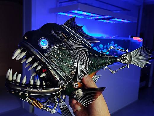 機(jī)械食人魚(yú)（個(gè)人主頁(yè)-ZNjczNTM1NzY=） - 手辦/模玩 - 站酷設(shè)計(jì)師龍械堂原創(chuàng)素材 - 站酷ZCOOL