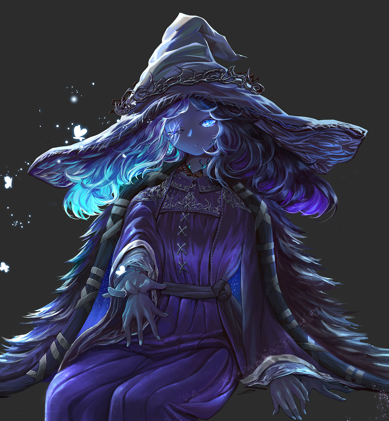 【艾尔登法环】菈妮（图ZMjk1NTIxNTA0） - 游戏原画 - 站酷设计师大麦吃足球原创素材 - 站酷ZCOOL