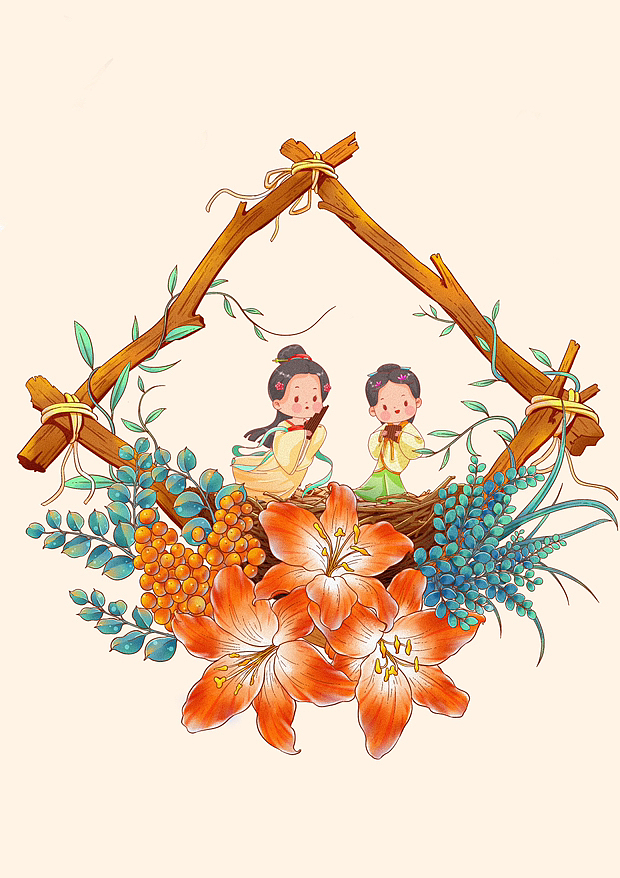 花 装饰（图ZMzI1MzA3MDEy） - 商业插画 - 站酷设计师米粟原创素材 - 站酷ZCOOL