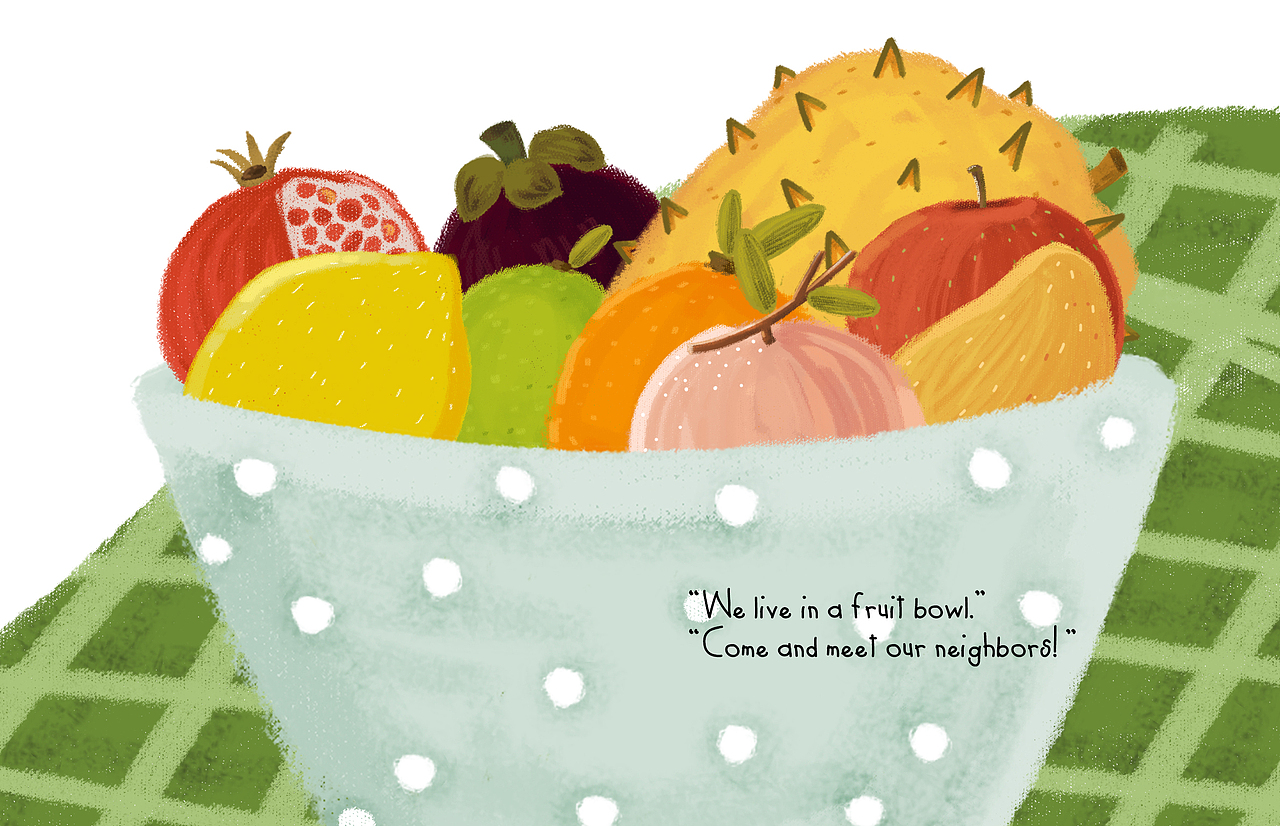 插画绘本《What’s Your Favorite Fruit》