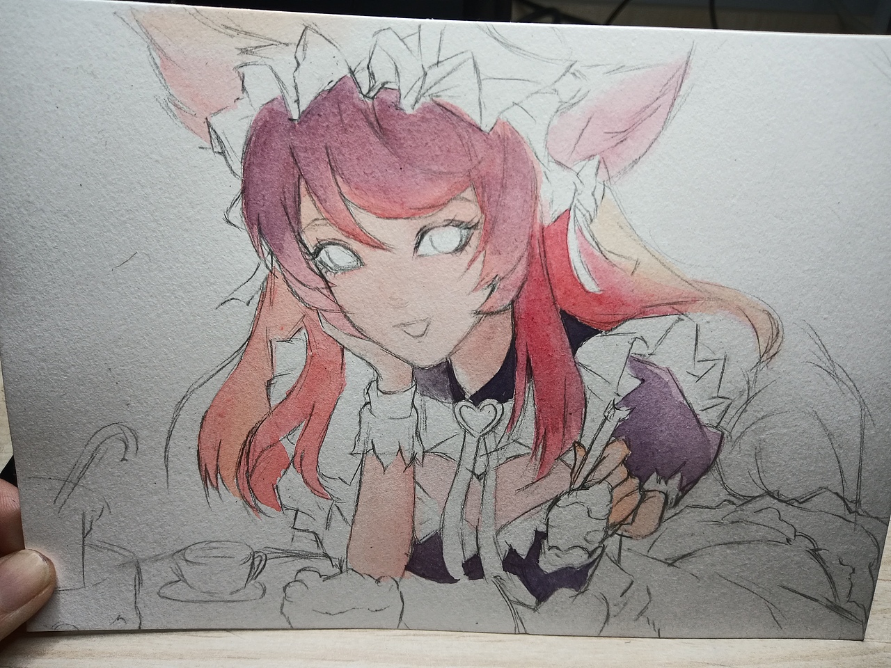 王者荣耀妲己手绘