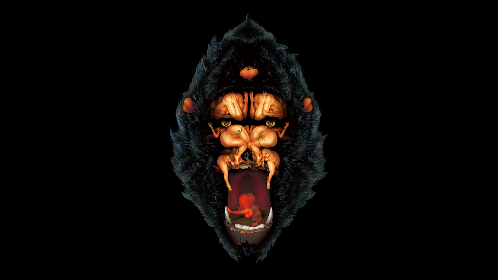 金刚|插画|商业插画|你走开 - 原创作品 - 站酷 (zcool)