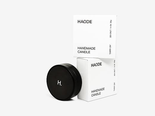 “HAODE”  HANDMADE CANDLE PACKAGE DESIGN