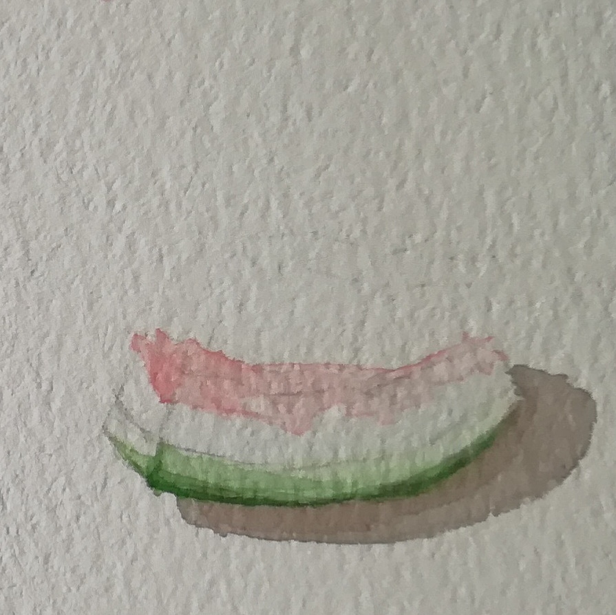吃西瓜:watermelon:（图ZMTI1MjAyMzg4） - 绘画 - 站酷设计师清芷如初原创素材 - 站酷ZCOOL