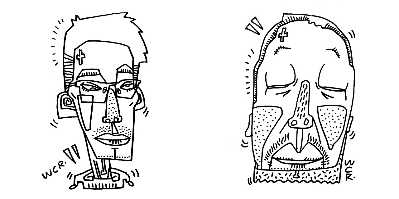 FaceDoodle│怪相涂鸦（图ZNjQ1ODE2MjA=） - 艺术插画 - 站酷设计师王晨睿原创素材 - 站酷ZCOOL