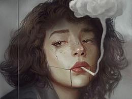 厚涂人像練習(xí)