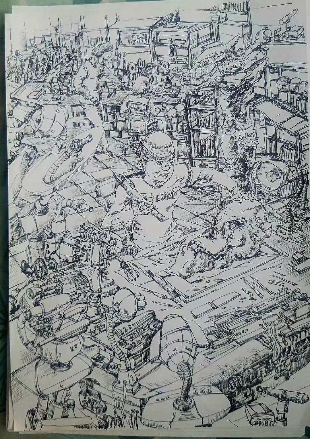 惑星直列集机器人