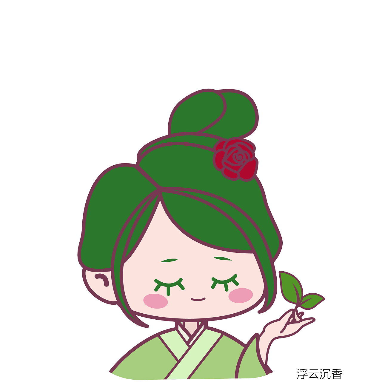 茶颜悦色奶茶拟人小头像