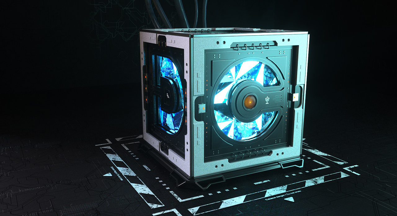 科幻盒子c4d练习