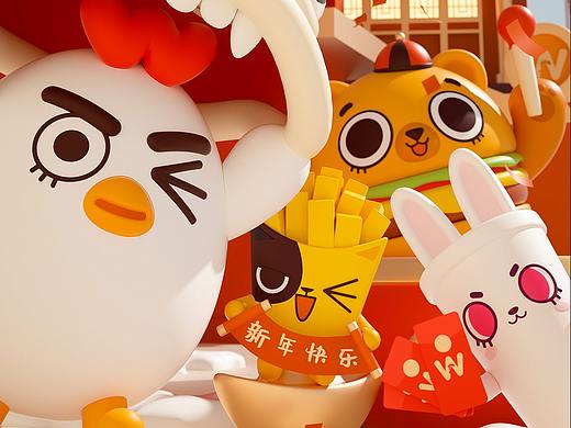 华莱士ip过年表情包与海报系列——子非乌鸦