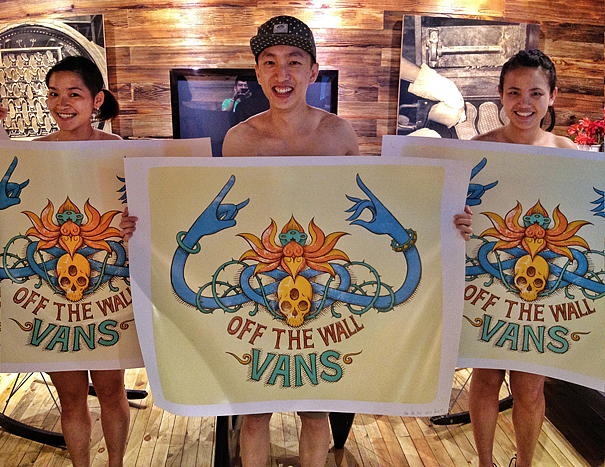 VANS "OFF THE WALL"丝网版画海报