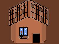 给棍子画的小房