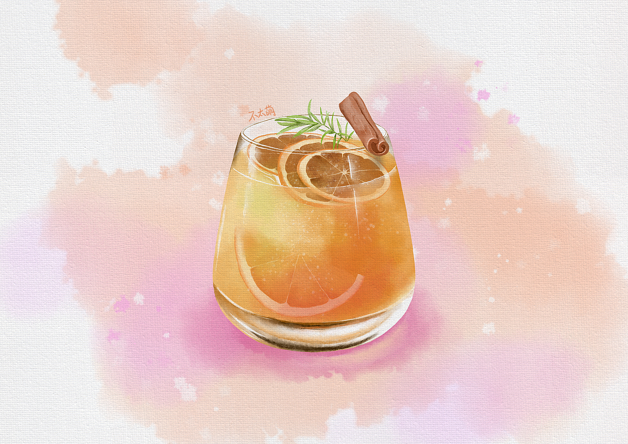 水彩｜鸡尾酒（图ZMjkyNjM5NDM2） - 创作习作 - 站酷设计师大眼不太萌原创素材 - 站酷ZCOOL