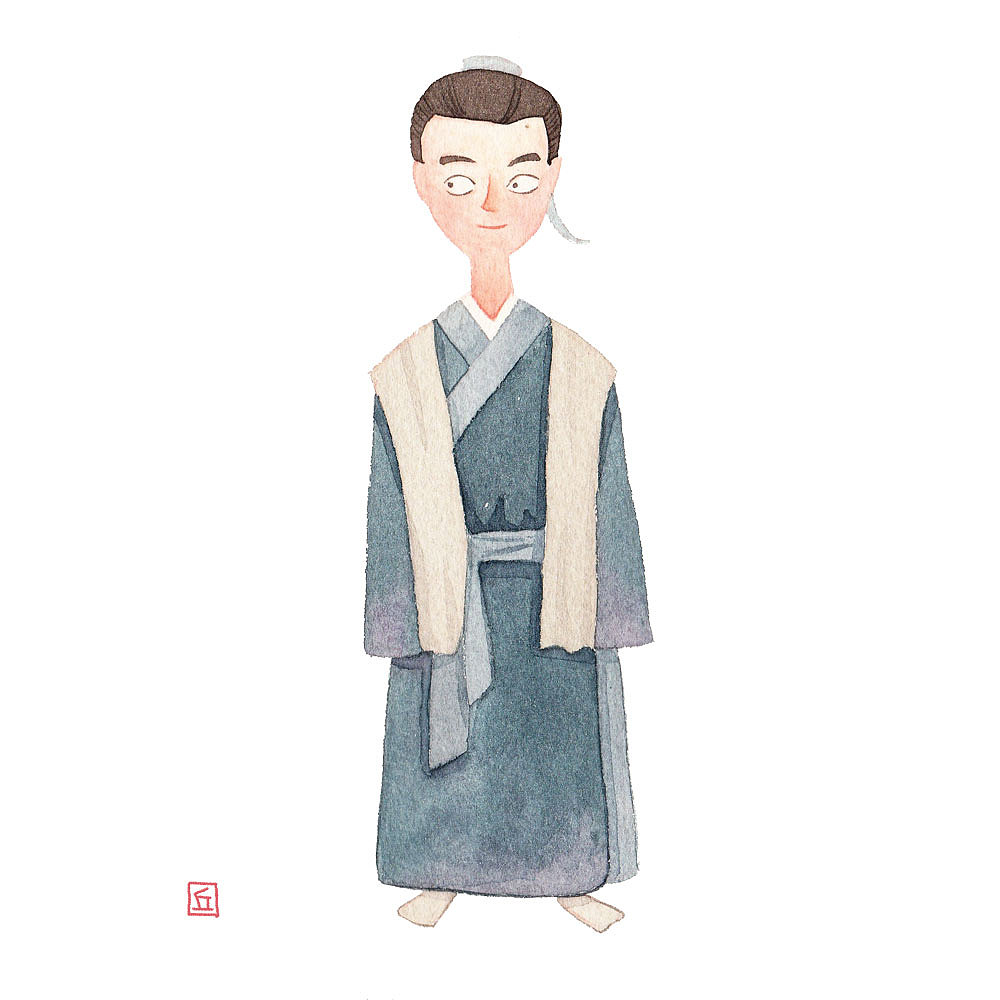 【水彩人物】武林外传主演驾到~(图ZNzQzMDU1MDQ=) - 儿童插画 - 站酷设计师rigki原创素材 - 站酷ZCOOL
