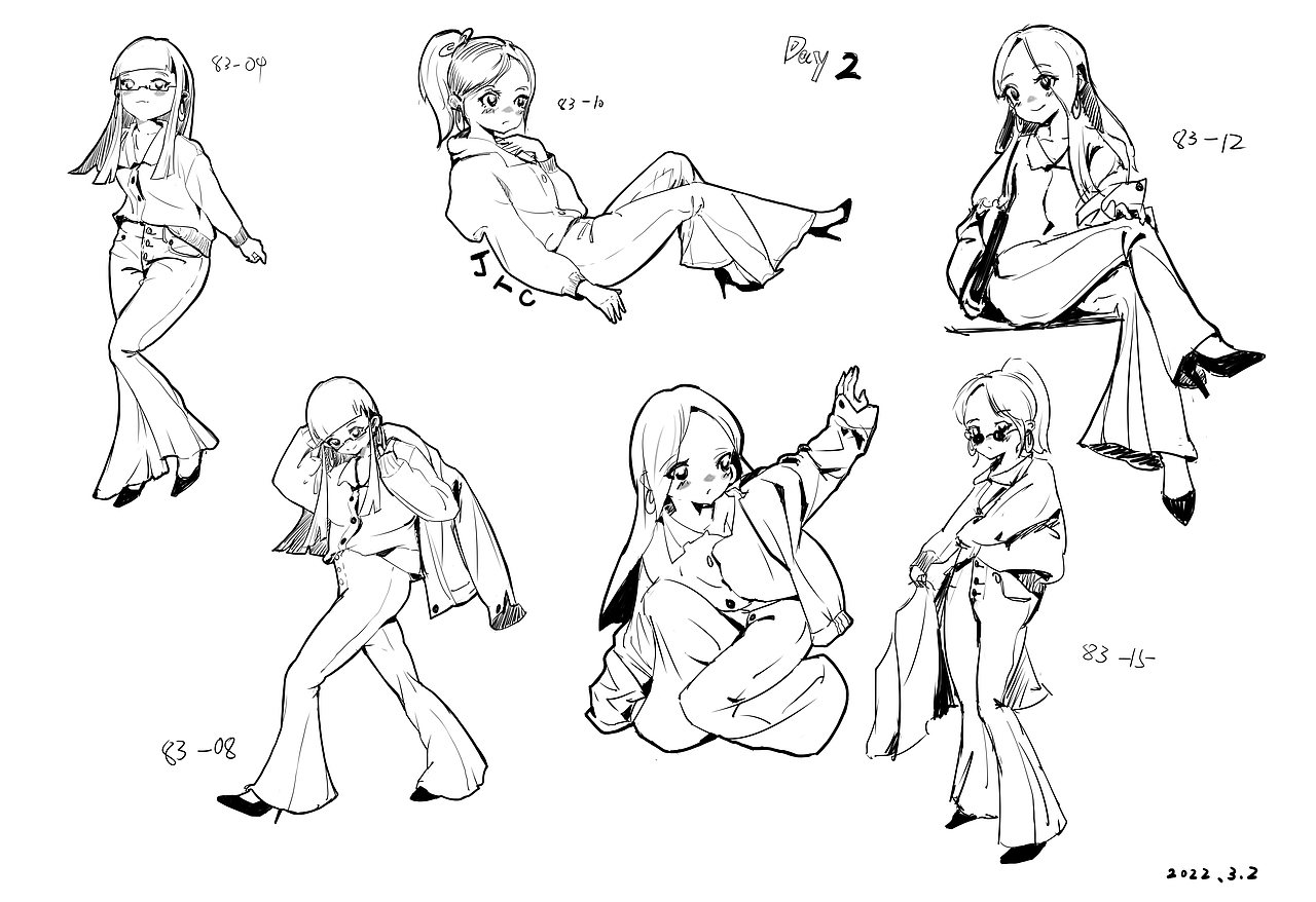 #速写60天挑战赛# Day2 @速写班长