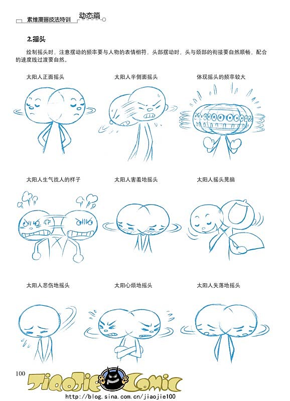 漫画中连续的动态表现方式的简单解析（图ZNDI5MzMyOA==） - 网络表情 - 站酷设计师矫杰原创素材 - 站酷ZCOOL