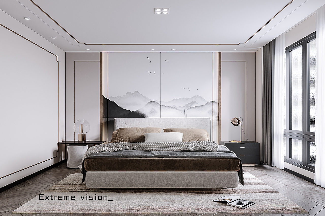现代中式-旅途行者（图ZMTU5NDgwMjA4） - 建筑/空间 - 站酷设计师忧郁的小树苗原创素材 - 站酷ZCOOL