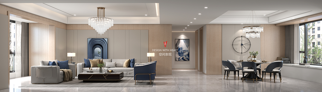 V8空间表现 | 客餐厅的设计