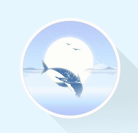 微光场景 扁平场景插画 练习