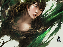 动漫风 只此青绿  跃于纸上 唯美 古风 #AI创作实验室#