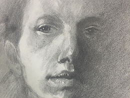 郭维超素描人物带学生画的作品