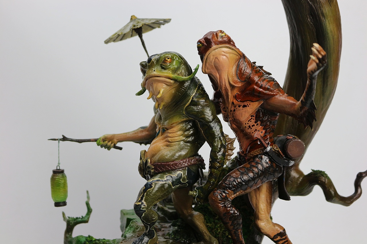 奔波儿灞霸波尔奔涂装成品