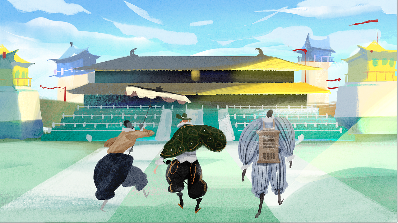 McDonald's 宫廷新品三部曲-动画前期美术