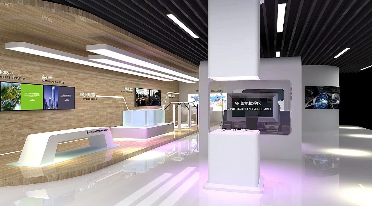 汽车科技配件展厅