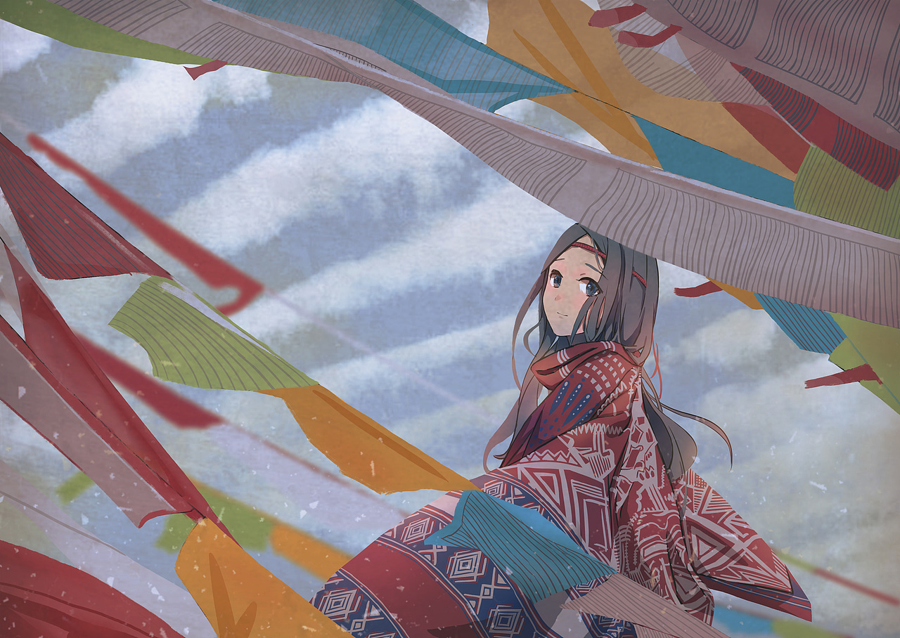 民族风|插画|创作习作|bao子白_原创作品-站酷zcool