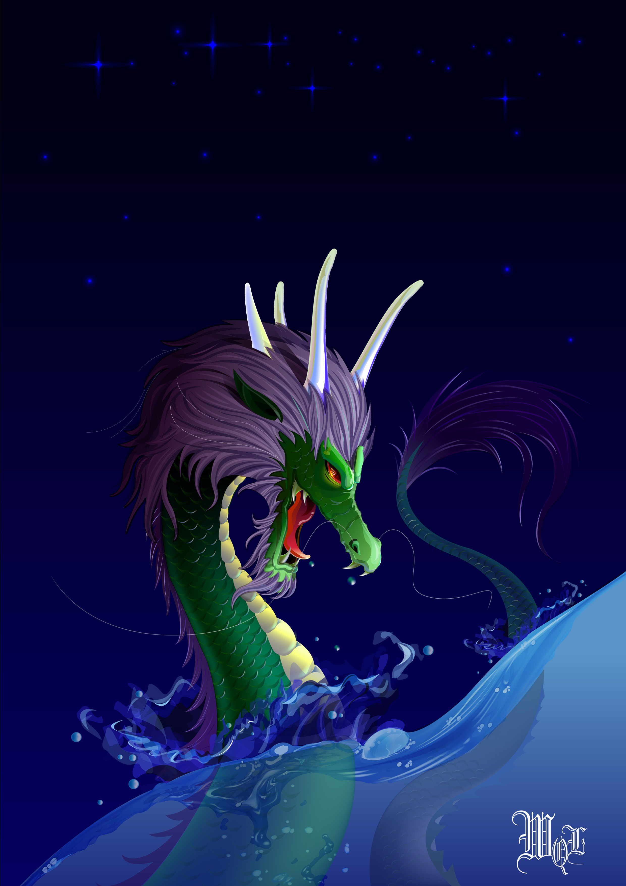 龙|插画|涂鸦/潮流|fairypinky - 原创作品 - 站酷 (zcool)