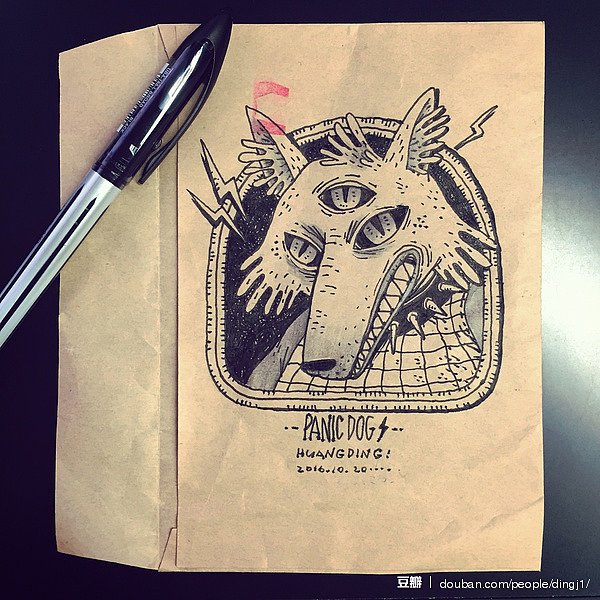 Daily sketches.2016.11（图ZNjM3NzY4Njg=） - 艺术插画 - 站酷设计师丁几huangding原创素材 - 站酷ZCOOL