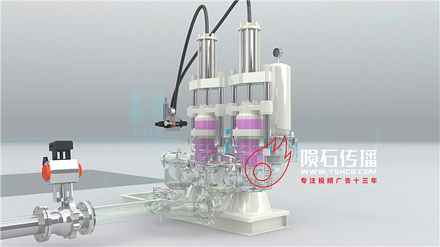 压滤机工艺动画,品一品这种效果