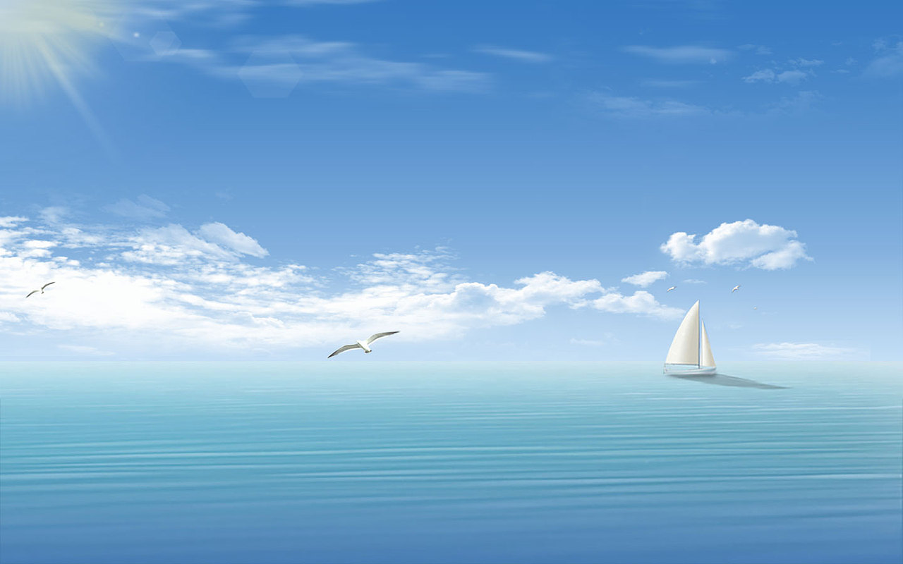 pc桌面壁纸 插画 扁平