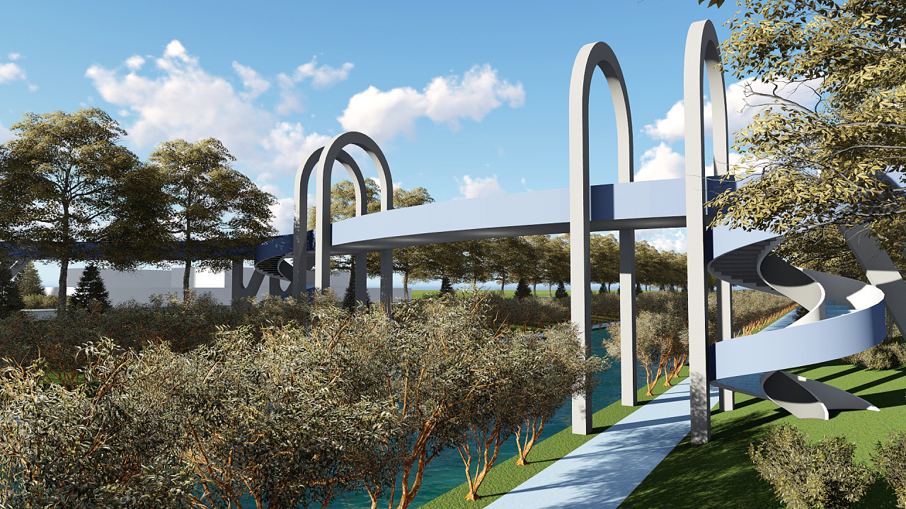 凉水河岸|空间|景观设计|毕亦冰 - 原创作品 - 站酷 (zcool)