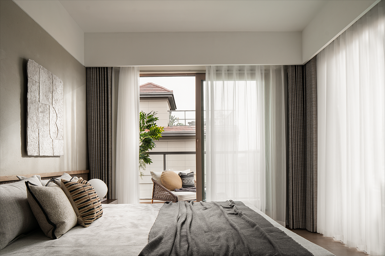 侘寂风客餐厅效果图案例（图ZMjk0NTE3MjYw） - 家装设计 - 站酷设计师折耳喵1992原创素材 - 站酷ZCOOL