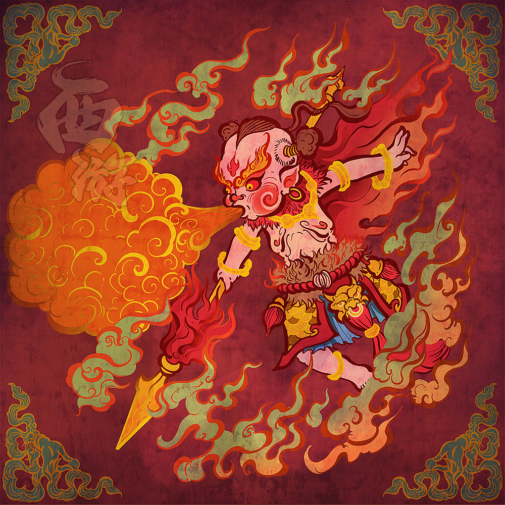西游降魔图 产品项目图（图ZMjg2NTI4NjI0） - 艺术插画 - 站酷设计师椿树工作室原创素材 - 站酷ZCOOL