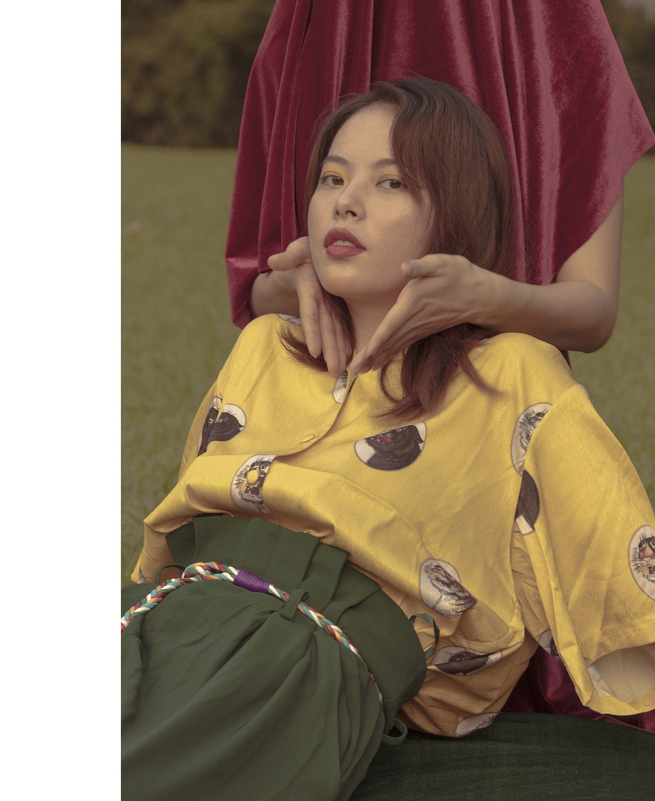 淡漠在绿色中萌芽