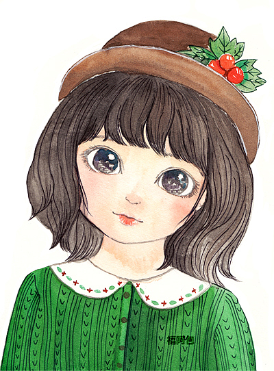 平安夜+圣诞节快乐（图ZMTMxODU3NjQ=） - 艺术插画 - 站酷设计师福阿包原创素材 - 站酷ZCOOL